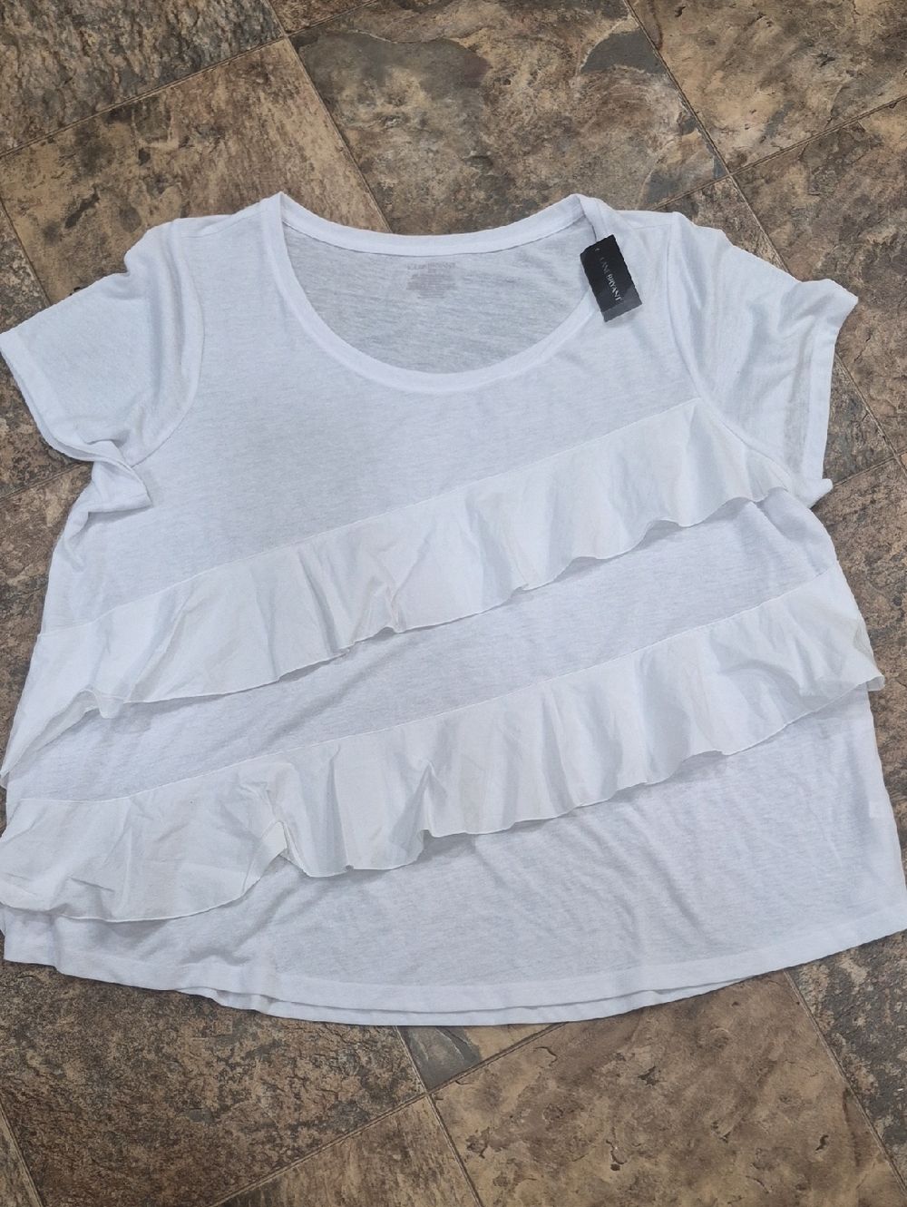 NWT LANE BRYANT WHITE TOP 26/28